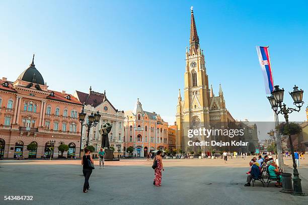 liberty square novi sad, serbia - novi sad stock pictures, royalty-free photos & images