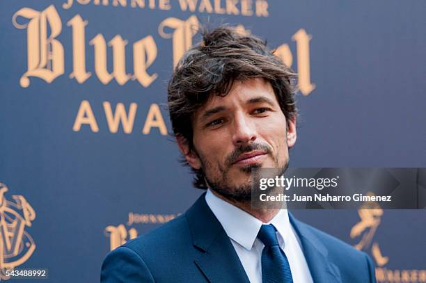 Andres Velencoso attends 'Blue Label Awards' at Residence of the Ambassador of United Kingdom in Spain on June 28, 2016 in Madrid, Spain.