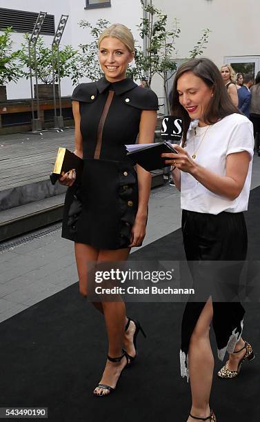 Lena Gercke attends the Stylight Awards 2017 at Admiralspalast on June 28, 2016 in Berlin, Germany.