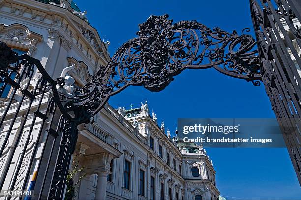 Entrance to Upper Belvedere from Prinz Eugen Strasse street. Vienna 3. 2009. Photograph by Urs Schweitzer.