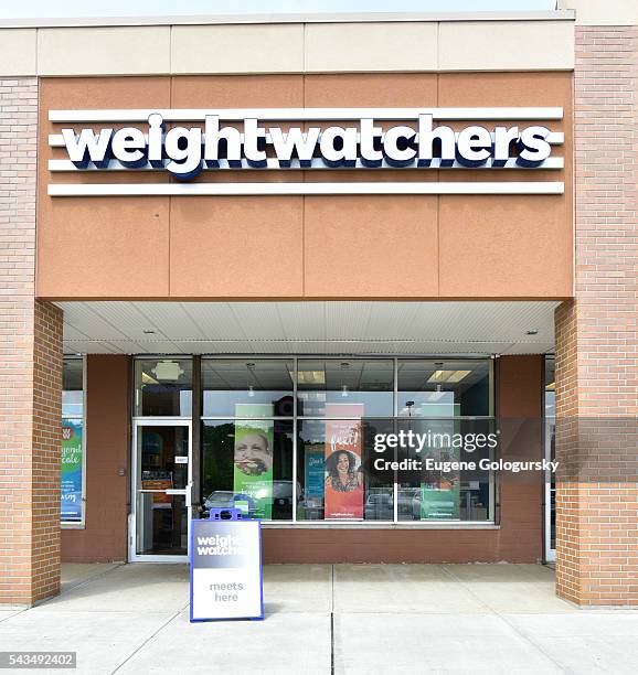 Exterior of local Weight Watchers meeting room and store location in Staten Island, New York on June 28, 2016 in New York City.