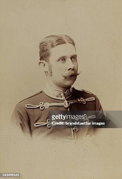 Archduke Franz Ferdinand of Austria-Este About 1885. Photograph by Rudolf Krziwanek / Vienna - Ischl.