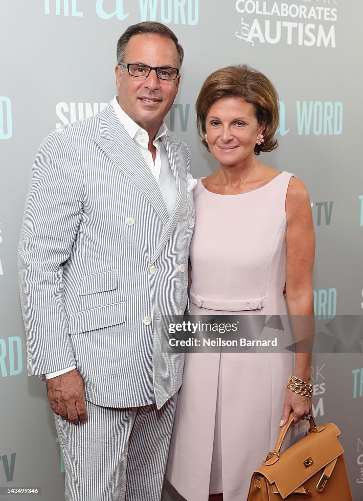 Laura Slacking Harry Slatkin and Laura Slatkin attend