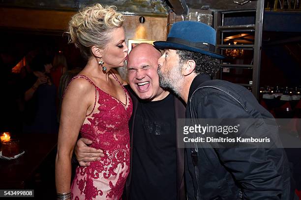 Elaine Hendrix, Robert Kelly and John Ales attend "Sex&Drugs&Rock&Roll" Season 2 Premiere After Party at The Cutting Room on June 28, 2016 in New...