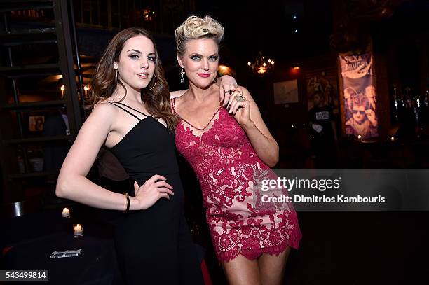 Elizabeth Gillies and Elaine Hendrix attend "Sex&Drugs&Rock&Roll" Season 2 Premiere After Party at The Cutting Room on June 28, 2016 in New York City.