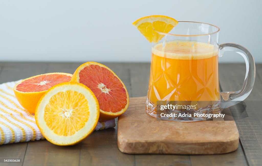 Fresh orange juice