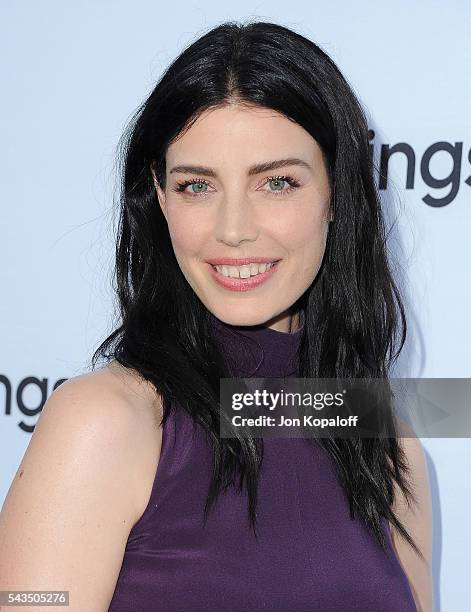 Actress Jessica Pare arrives at Sony Pictures Television Social Soiree Featuring Amazon Pilots, "The Last Tycoon" And "The Interestings" at Sony...