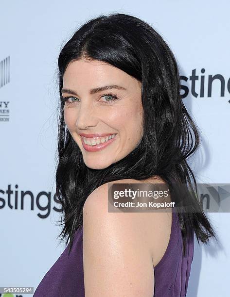 Actress Jessica Pare arrives at Sony Pictures Television Social Soiree Featuring Amazon Pilots, "The Last Tycoon" And "The Interestings" at Sony...