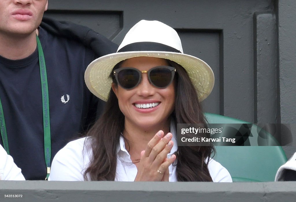 Celebrities Attend Wimbledon