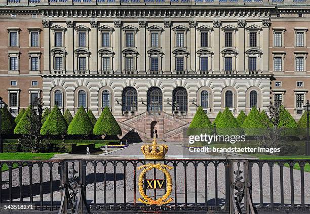 Courtyard of the Royal Palace in Stockholm. About 2000. .