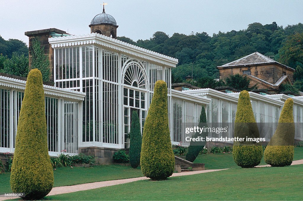 Greenhouses In The Park At Chatsworth House