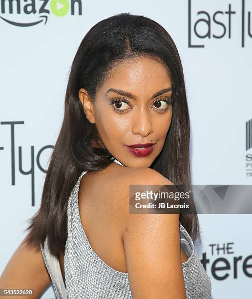 Azie Tesfai attends a Sony Pictures Television Social Soiree featuring Amazon pilots, 'The Last Tycoon' and 'The Interestings' on June 28, 2016 in...