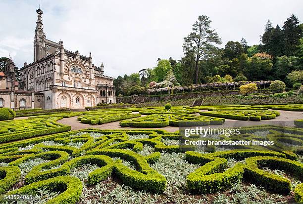 The former summer residence of King Carlos I. Palácio do Buçaco in Luso. About 2000. .