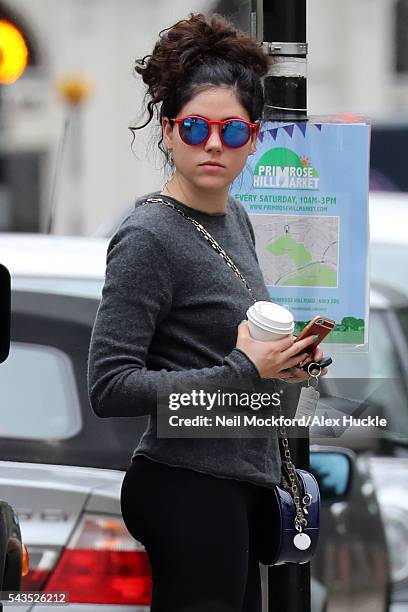 Eliza Doolittle seen heading to the gym in North London on June 29, 2016 in London, England.