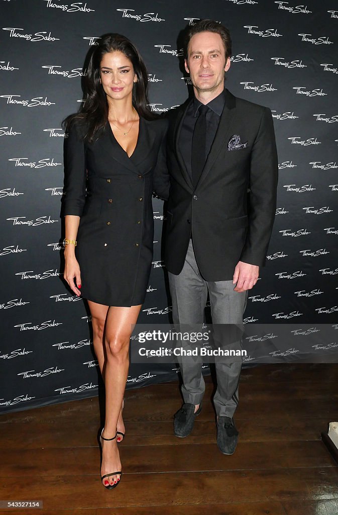 Shermine Shahrivar and John Schlueter attend the Thomas Sabo Press