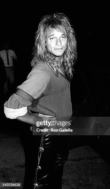 David Lee Roth of Van Halen sighted on May 27, 1983 at the Troubadour in Hollywood, California.