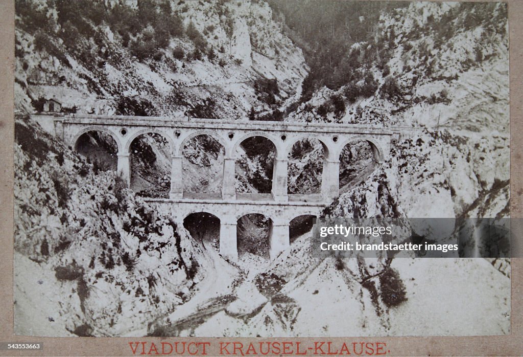 Viaduct Over The Krauselklause The Semmering Railway