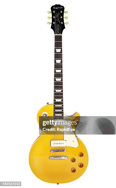 56 les paul pro elektrische gitarre - guitar isolated stock-fotos und bilder