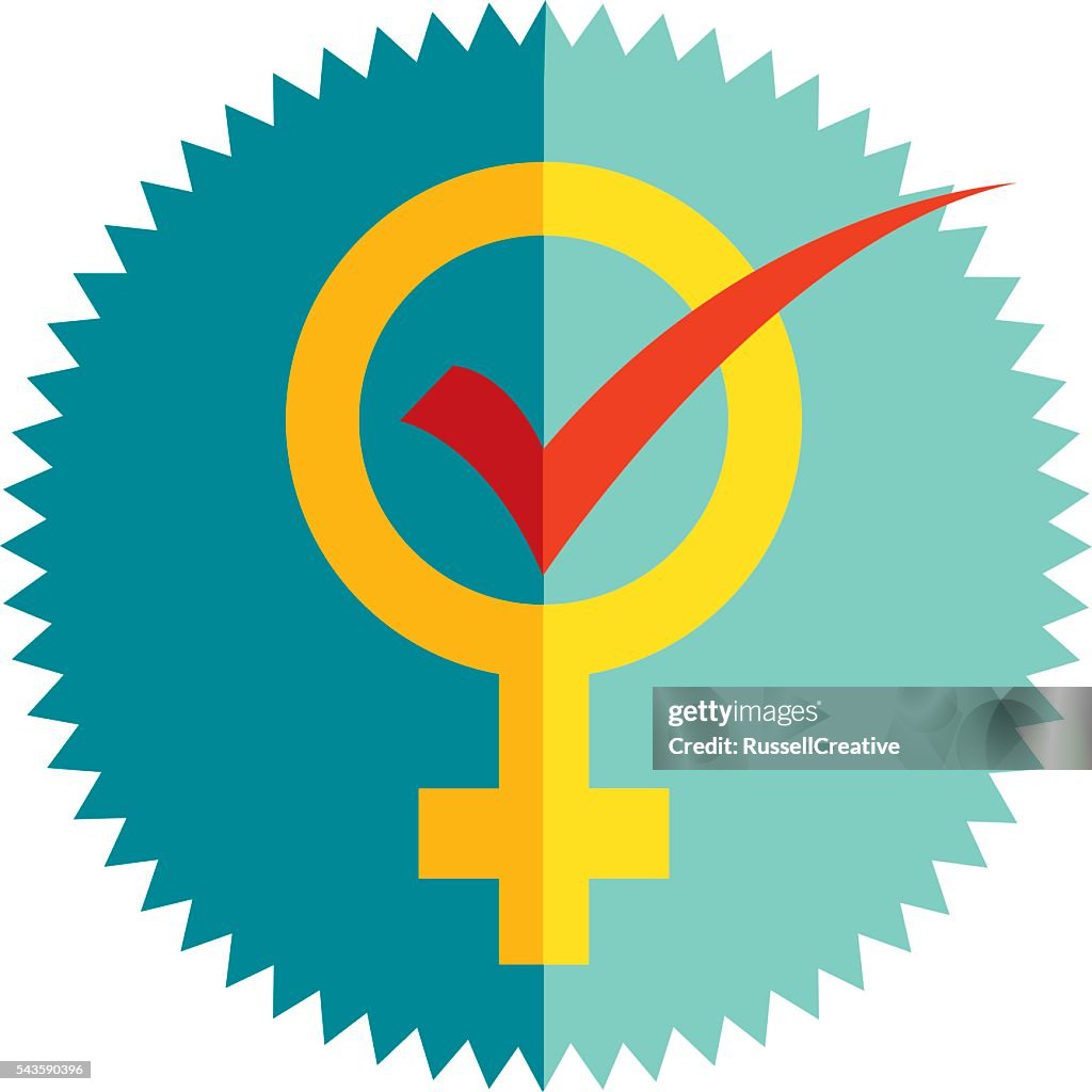 Vector Female Vote The Female Vote High-Res Vector Graphic - Getty Images