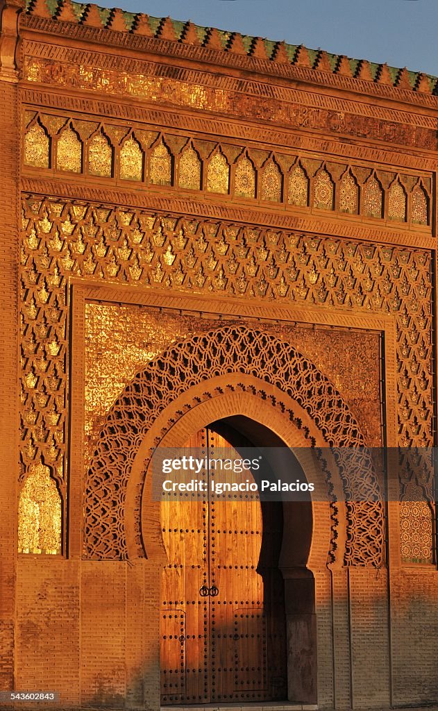 Front door of Meknes medina