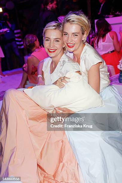 The german model twins Julia Meise and Nina Meise attend the Raffaello Summer Day 2016 to celebrate the 26th anniversary of Raffaello on June 24,...