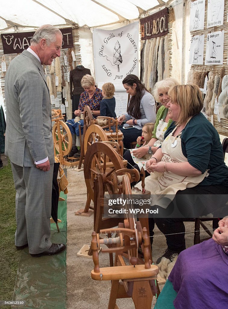 The Prince Of Wales & Duchess Of Cornwall Attend The Royal Norfolk Show