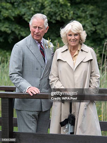 Prince Charles, Prince of Wales and Camilla, Duchess of Cornwall visits The Royal Norfolk Show at Norfolk Showground on June 29, 2016 in Norwich,...