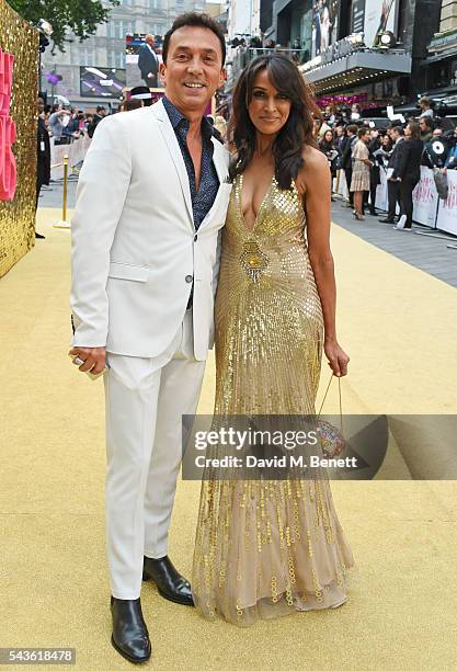 Bruno Tonioli and Jackie St Clair attend the World Premiere of "Absolutely Fabulous: The Movie" at Odeon Leicester Square on June 29, 2016 in London,...