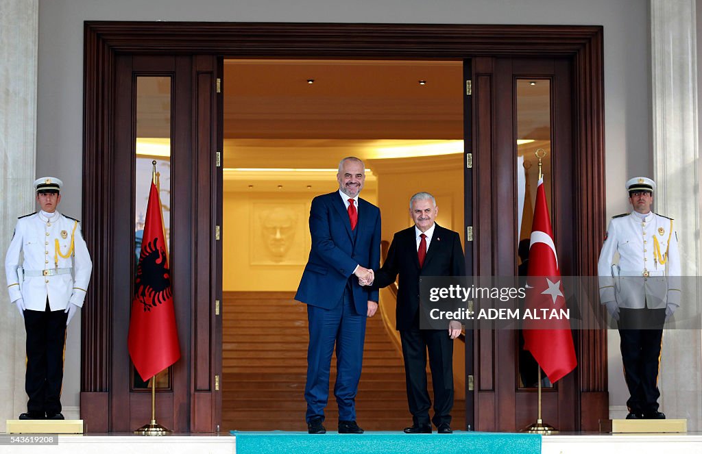 TURKEY-ALBANIA-DIPLOMACY