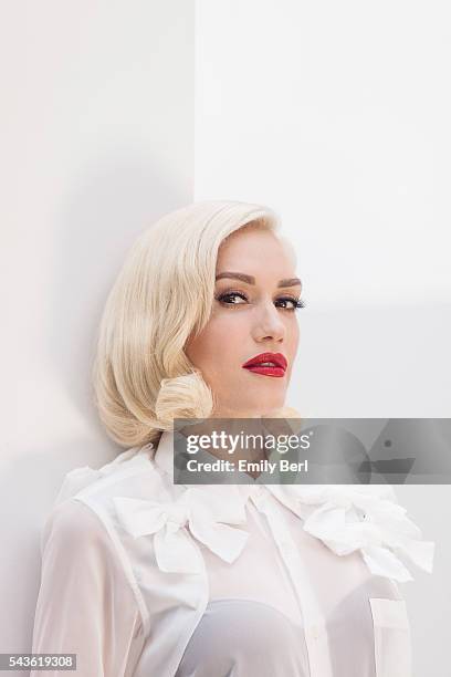 Musician Gwen Stefani is photographed for New York Times on March 3, 2016 in Los Angeles, California.