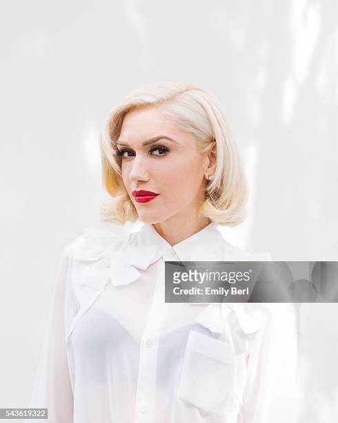 Musician Gwen Stefani is photographed for New York Times on March 3, 2016 in Los Angeles, California.