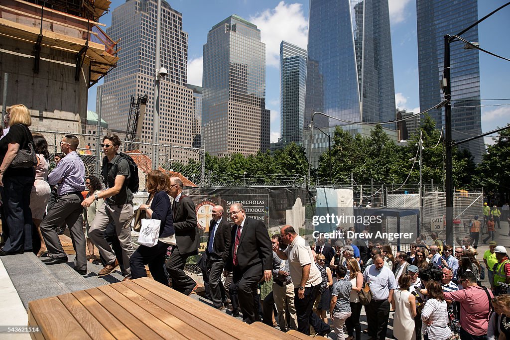 World Trade Center's New Liberty Park Opens