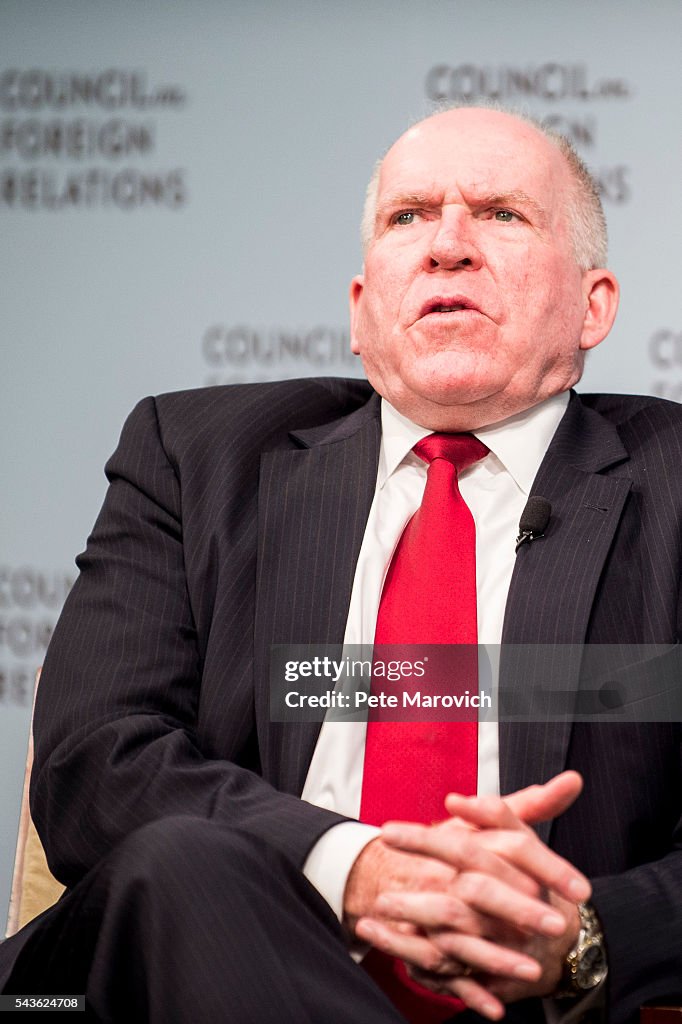 CIA Director John Brennan Speaks On Global Security At The Council On Foreign Relations