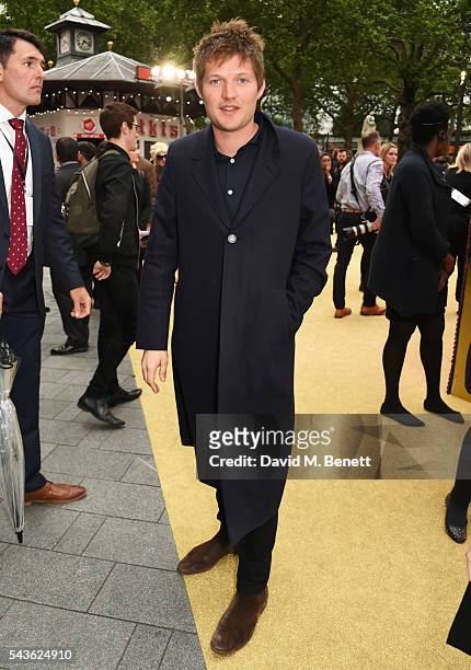 Count Nikolai von Bismarck attends the World Premiere of "Absolutely Fabulous: The Movie" at Odeon Leicester Square on June 29, 2016 in London,...