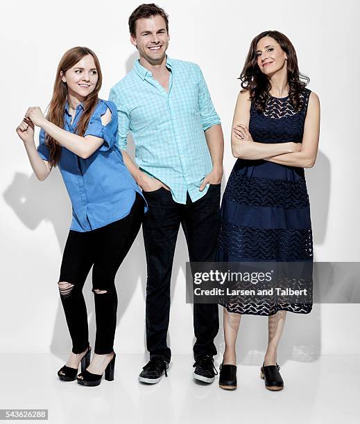 The cast of Hulu's 'Casual' is photographed for Entertainment Weekly Magazine at the ATX Television Fesitval on June 10, 2016 in Austin, Texas.