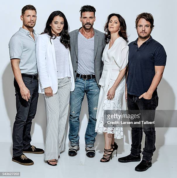 The cast of 'Kingdom' is photographed for Entertainment Weekly Magazine at the ATX Television Fesitval on June 10, 2016 in Austin, Texas.
