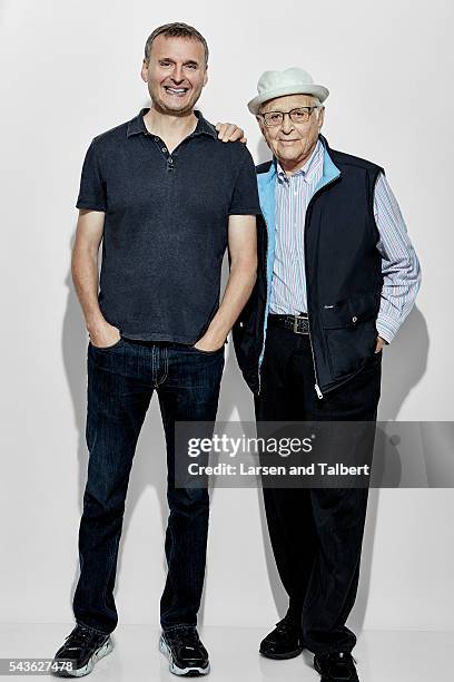 Philip Rosenthal and Norman Lear are photographed for Entertainment Weekly Magazine at the ATX Television Fesitval on June 10, 2016 in Austin, Texas.