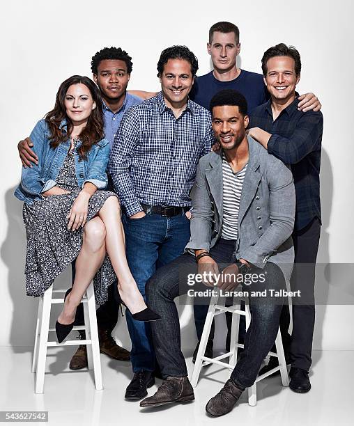 The cast of 'The Nightshift' is photographed for Entertainment Weekly Magazine at the ATX Television Fesitval on June 10, 2016 in Austin, Texas.