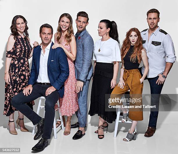 The cast of 'Younger' is photographed for Entertainment Weekly Magazine at the ATX Television Fesitval on June 10, 2016 in Austin, Texas.