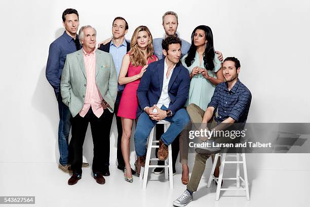 The cast of 'Royal Pains' is photographed for Entertainment Weekly Magazine at the ATX Television Fesitval on June 10, 2016 in Austin, Texas.