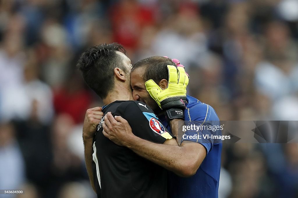 UEFA Euro 2016 round of 16 - "Italy v Spain"