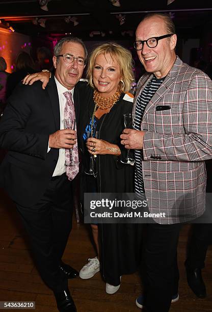 Ben Elton, Jennifer Saunders and Ade Edmondson attend the World Premiere after party of "Absolutely Fabulous: The Movie" at Liberty on June 29, 2016...