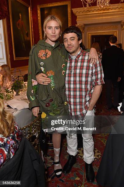 Shane Gabier and Dree Hemmingway attend the Creatures of the Wind Resort 2017 collection and runway show presented by Farfetch at Spencer House on...