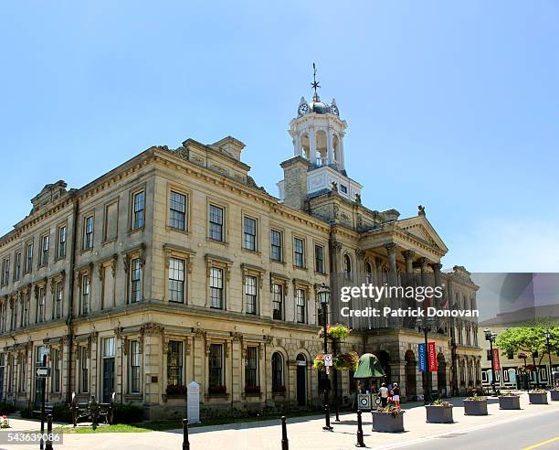 victoria hall / cobourg town hall, cobourg, ontario, canada - cobourg ストックフォトと画像