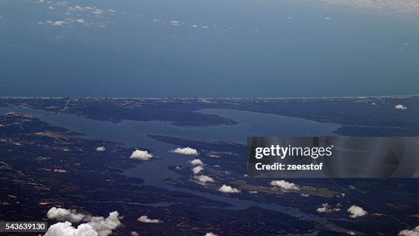 st andrew bay and panama city - zeesstof stock pictures, royalty-free photos & images