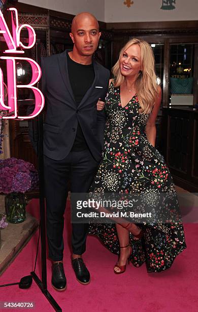 Jade Jones and Emma Bunton attend the World Premiere after party of "Absolutely Fabulous: The Movie" at Liberty on June 29, 2016 in London, England.