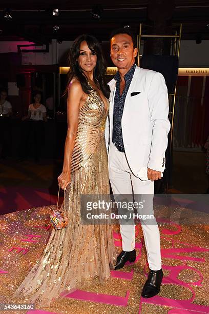 Jackie St Clair and Bruno Tonioli attend the after party of the world premiere of "Absolutely Fabulous: The Movie" at Liberty on June 29, 2016 in...