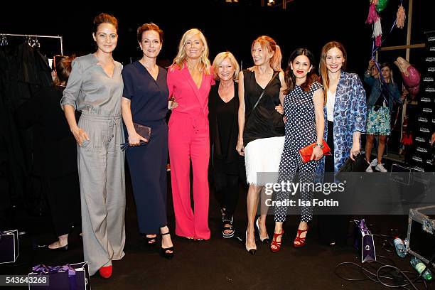 Jeanette Hain, Claudia Michelsen, Judith Milberg, designer Elisabeth Schwaiger, Ursula Karven, Viktoria Lauterbach and Mina Tander attend the Laurel...