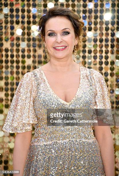 Julia Sawalha attends the "Absolutely Fabulous: The Movie" World Premiere at the Odeon Leicester Square on June 29, 2016 in London, England.