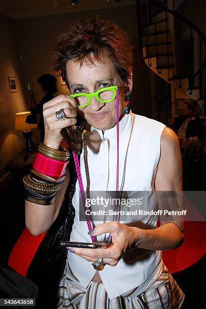 Caroline Loeb, wich is going to perform in "Francoise par Sagan" Theater play in October 2016, attends the Private View of "Francoise Sagan,...